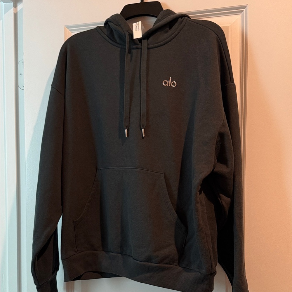 ALO Yoga Men's Charcoal Hoodie